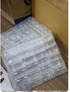 Small Clear Plastic Cases 100 Pcs