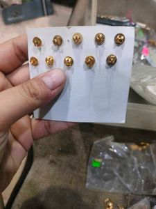 Gold Tone Beaded Jewellery Set