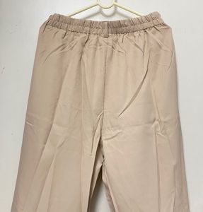 Chic Beige Wide-Leg Pants