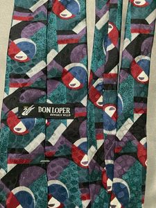 Vibrant Geometric Patterned Tie