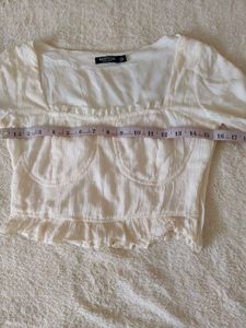 Vintage White Long Sleeve Top