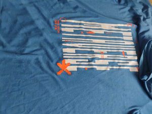 Blue Graphic Print T-Shirt