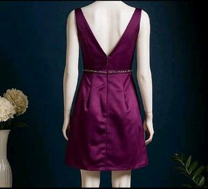 Elegant Purple Party Dress