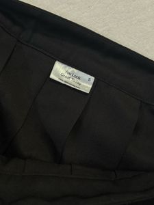 Pleated Black Skirt