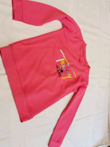 Chic Pink Tommy Jeans Sweatshirt