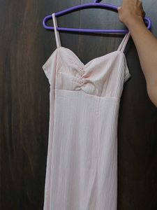 Light Pink Sweetheart Neckline Dress