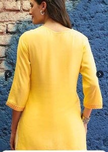 Yellow Embroidered Kurta💅🏼💞