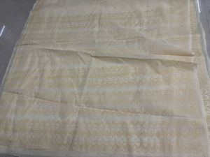 Elegant Off-White Chanderi Silk Cotton Saree with