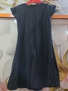Striped Black Dress