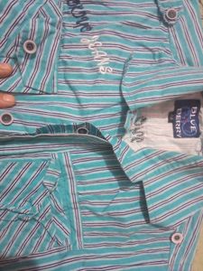Blue Berry Striped Shirt