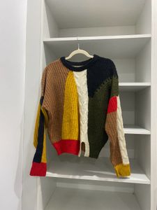 Women’s Abstract Knit Pullover