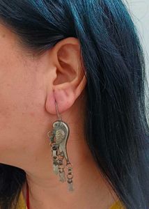 Brass handmade lightweight Bird Earrings