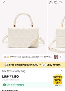 savana Cream Quilted Shoulder Bag