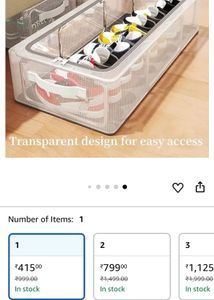 Today Offer- Shoes Organiser- 1 Piece  / Organise