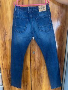 USPA SKINNY FIT Stylish Blue Denim Jeans-34