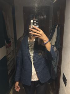 Men's Blue Ethnic Jacket