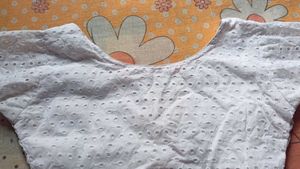 Elegant White hakoba Blouse