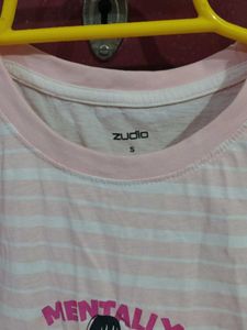 Cute Striped Graphic T-Shirt