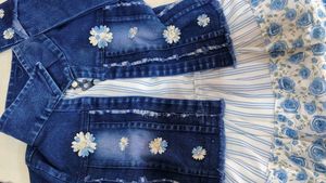 Adorable Baby Girl's Denim Jacket &amp; Dress Set