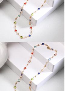 Colorful Crystal Bead Necklace
