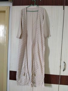 Elegant Beige Kurta Set