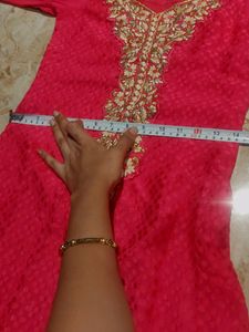 Pink Colour Party Wear Suit With Dupatta