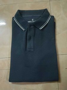Men's Dark Grey Polo T-Shirt