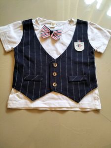 Tshirt With Attached  Coat