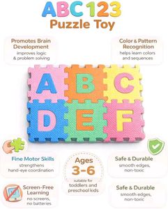 ABC Alphabet Foam Puzzle Mat for Kids