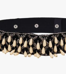 Beaded Embellished Statement Belt