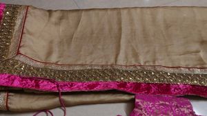 Elegant Ethnic Saree &amp; Blouse Set