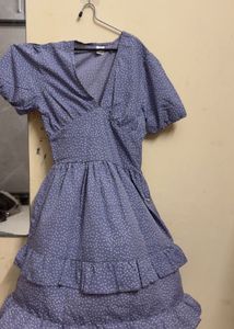 Cute Polka Dot Ruffle Dress