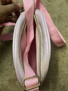 Cute Pink Sequin Sling Bag