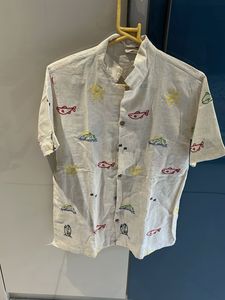 Men's Fun Fish Print Shirt