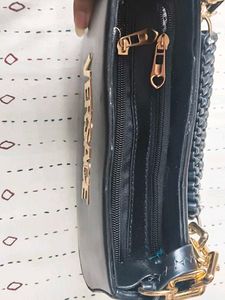 Versace Black Shoulder Bag