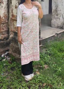 cotton embroided sequence kuti