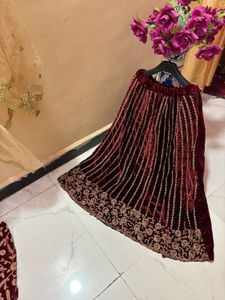 Embroidered Lehenga Choli Set with Dupatta