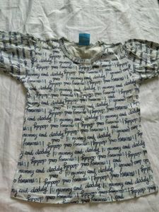 Cute Mummy and Daddy T-Shirt, English letters T-sh