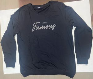 Black "Not Yet Famous" Sweatshirt