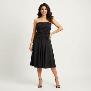 Chic Black Tube Dress