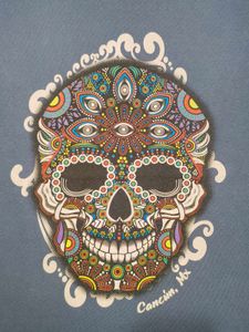 Los Cinco Soles 'Cancun' Sugar Skull T-Shirt