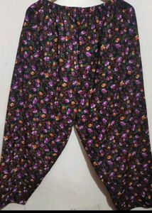 Multi Floral Print Winter Lower Pyjama  32 Waist