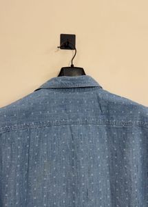 Men's Hazzys Blue Slim Fit Shirt