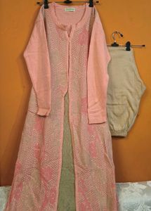 A-LINE WOOLEN KURTI-LEGGING SET