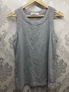 Grey Sleeveless Tank Top