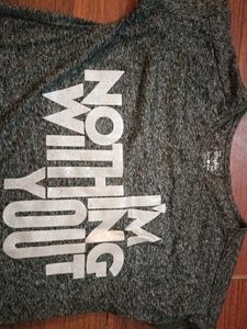 Beautiful Grey Tee For Women