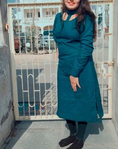 Women Dark Blue Kurta