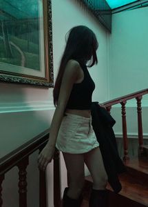 Beige Mini Skirt