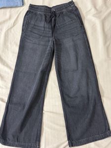 Comfortable Wide Leg Denim Pants
