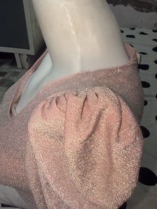 Sparkly Puff Sleeve Top